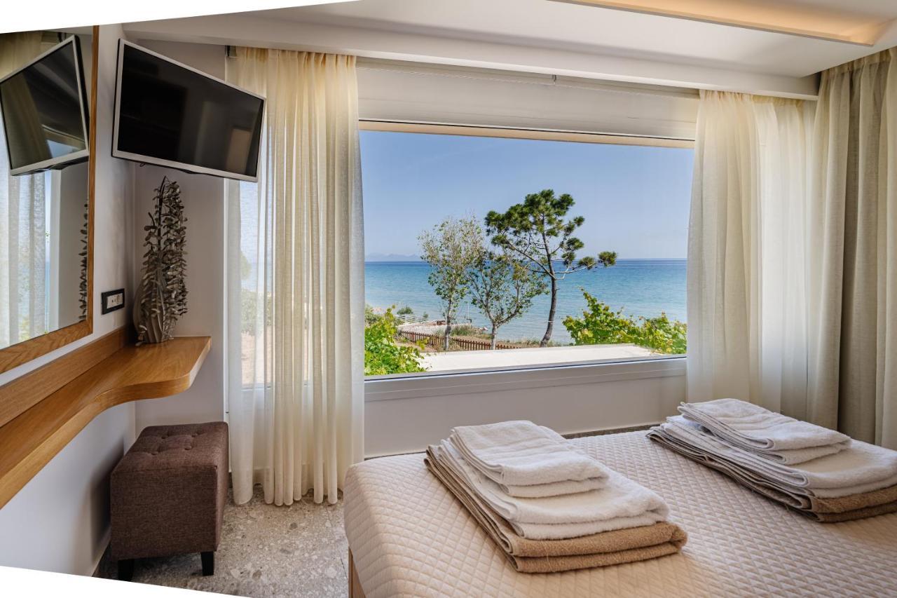 Addimare Sea View Villa, And Events Venue Alykes  Bagian luar foto