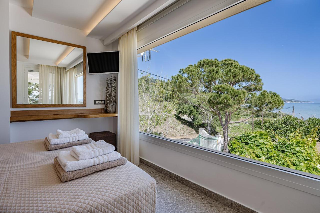Addimare Sea View Villa, And Events Venue Alykes  Bagian luar foto