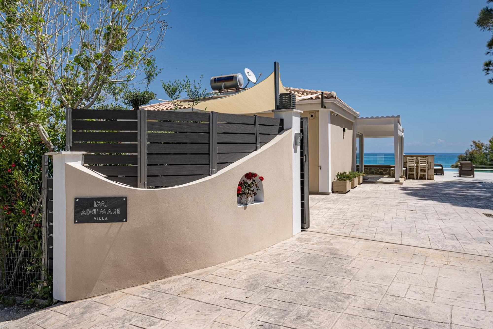 Addimare Sea View Villa, And Events Venue Alykes  Bagian luar foto