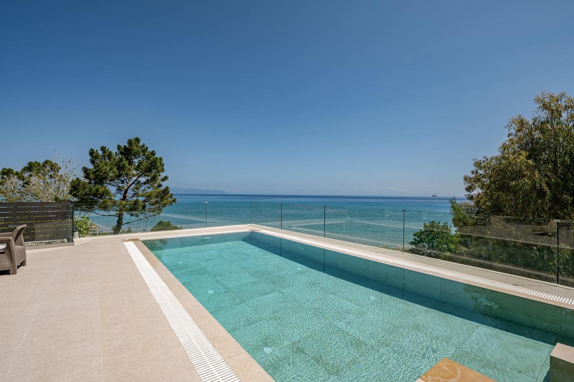 Addimare Sea View Villa, And Events Venue Alykes  Bagian luar foto